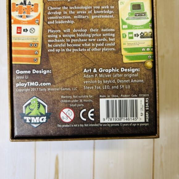 The Flow of History card board game TMG 2017 out of print NEW. Complete. - Picture 14 of 15